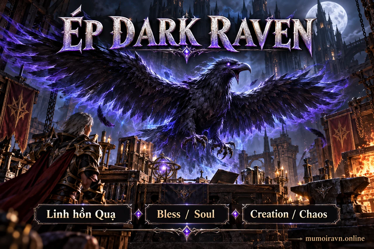 Minh họa Dark Raven của Dark Lord: chuẩn bị và sử dụng