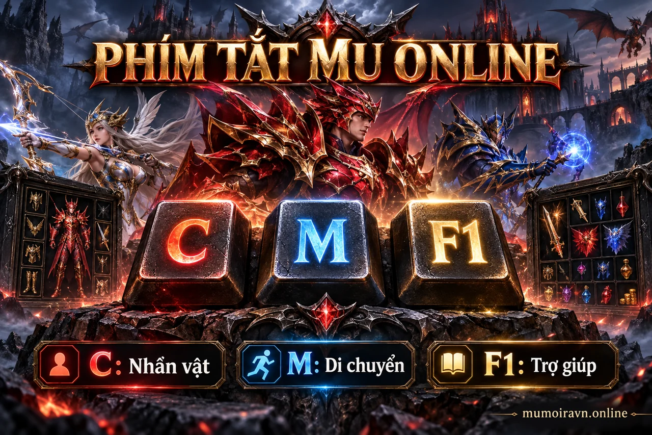 Minh họa Phím tắt và lệnh MU: cách kiểm tra trên server của bạn